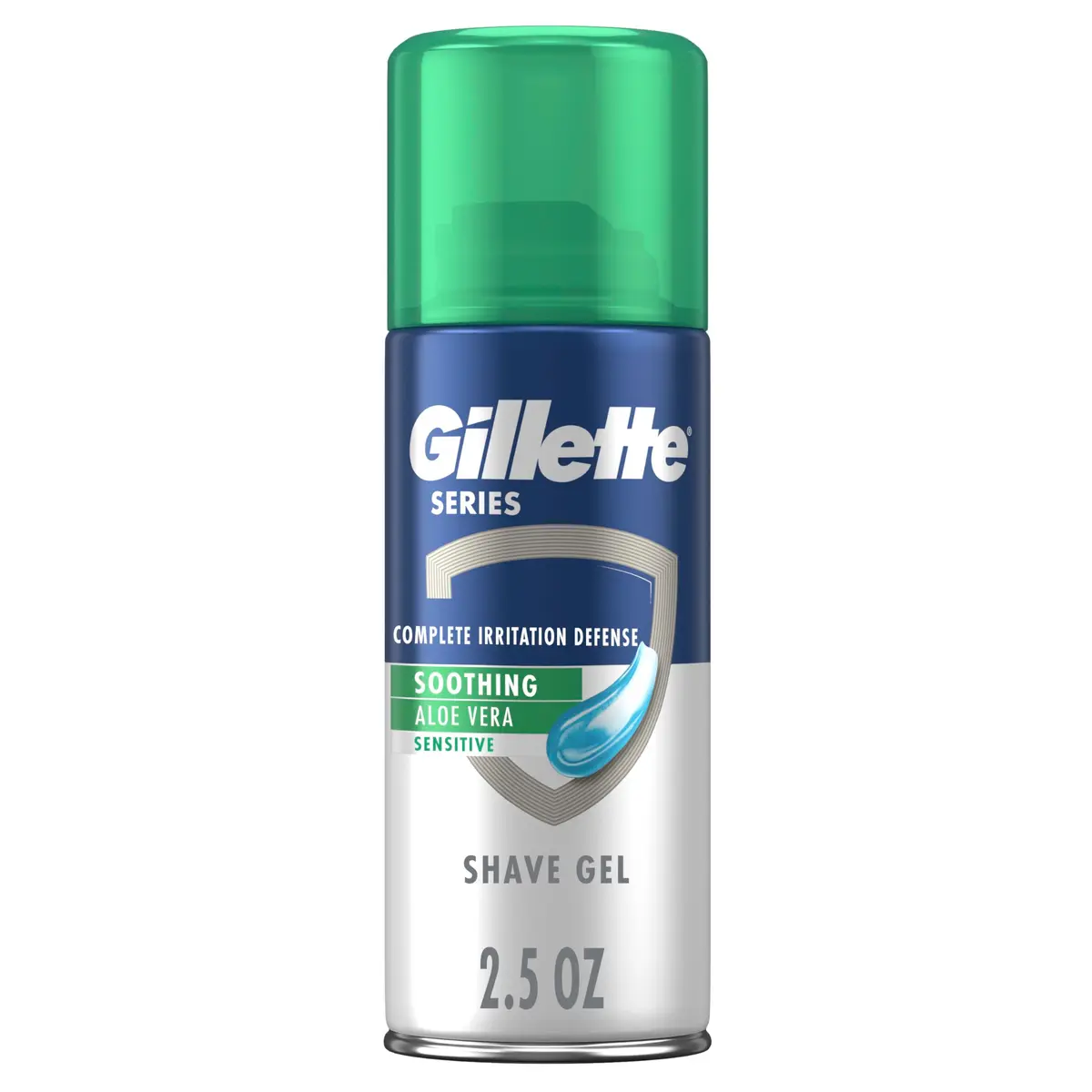 Gillette Series Soothing Shaving Gel for Men 2.5 oz | Protects Sensitive Skin & Reduces Irritation - main product image