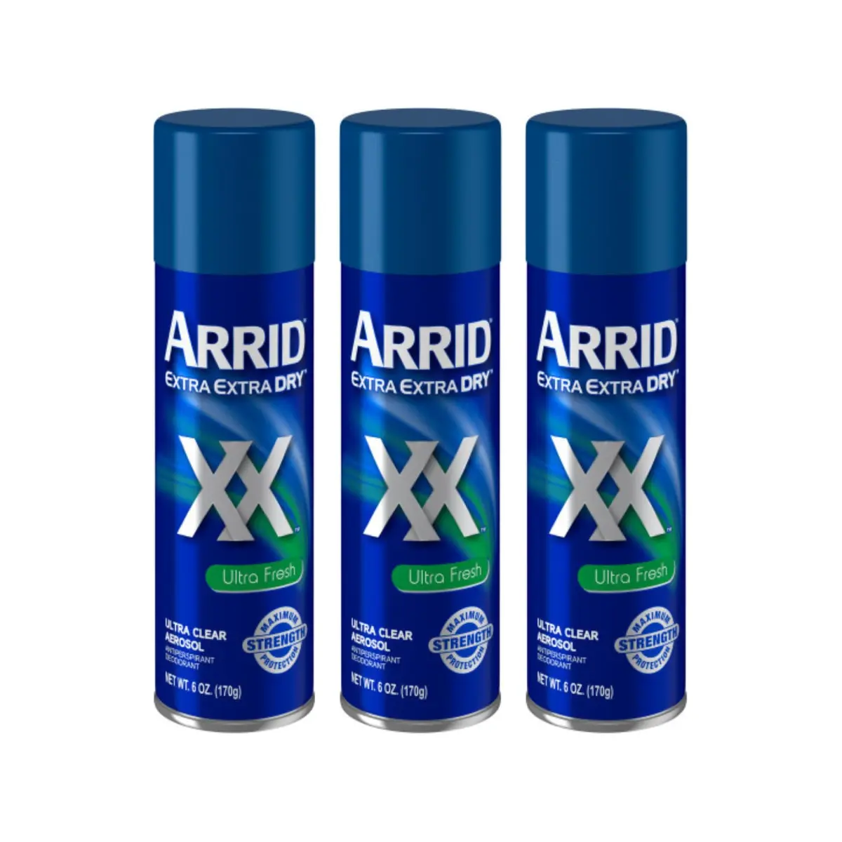ARRID XX Ultra Clear Anti-Perspirant Deodorant Spray, Ultra Fresh, 510g (18 oz) | Maximum Strength Sweat Protection - main product image