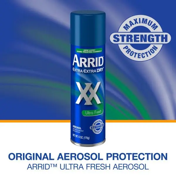 ARRID XX Ultra Clear Anti-Perspirant Deodorant Spray, Ultra Fresh, 510g (18 oz) | Maximum Strength Sweat Protection - view 4