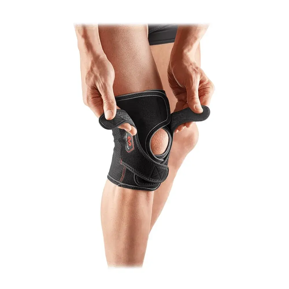 McDavid Double Wrap Knee Support Brace Large | Patella Support for Jumpers Knee, Runners Knee, Pain Relief - main product image