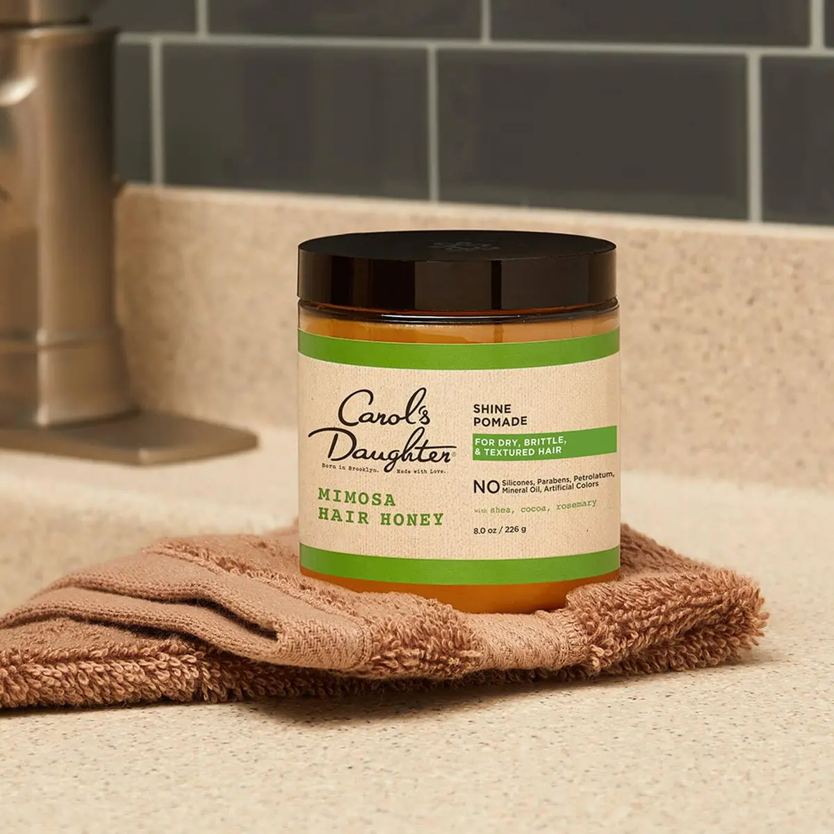 Carol's Daughter Mimosa Hair Honey Shine Pomade, 8 fl oz | Moisturizes & Controls Frizz for Curly Hair - view 2