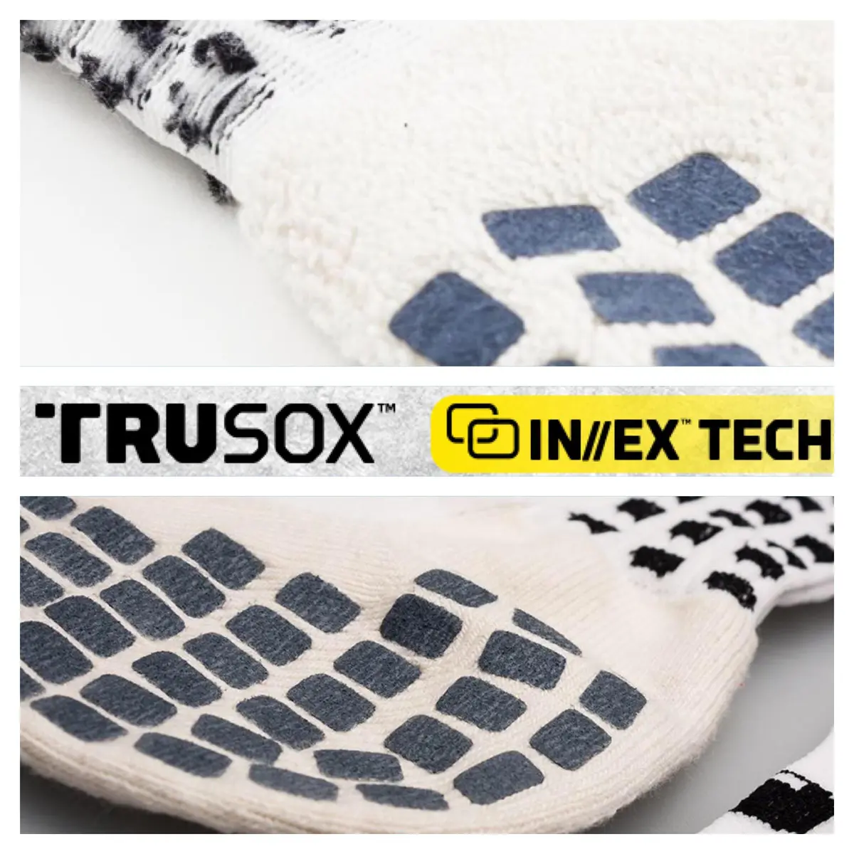 Trusox 3.0 Cushioned Grip Socks | Made in USA for Soccer & Football, Navy, Medium - view 7