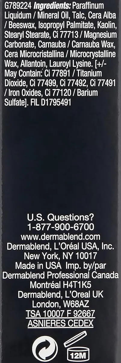 Dermablend Quick-Fix Body Foundation Stick, 10C Nude, 0.42 Oz | Full Coverage, Water & Transfer Resistant - view 7