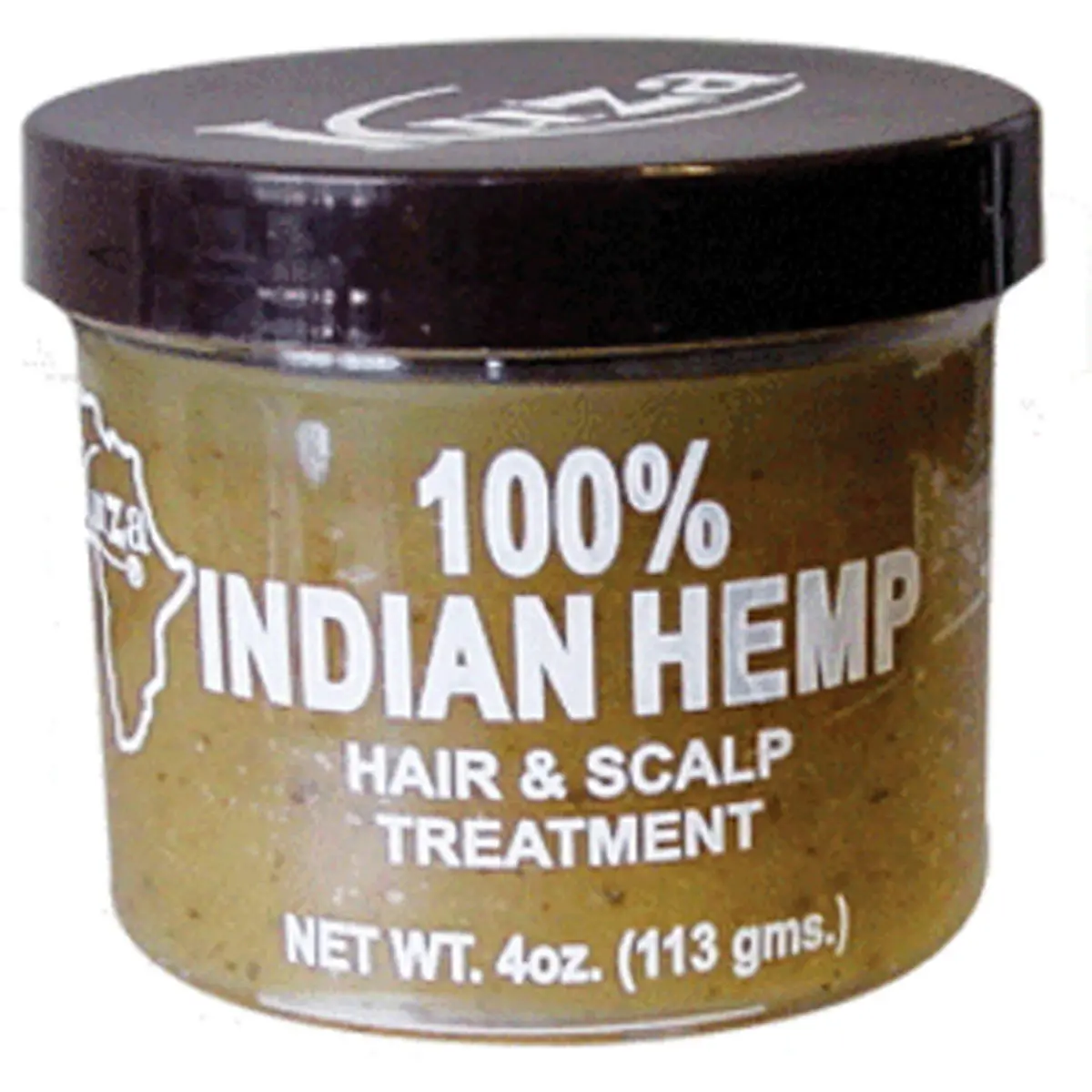 Kuza 100% Indian Hemp Hair & Scalp Treatment 118ml (4 Fl Oz) | For Textured Hair & Scalp Health - main product image