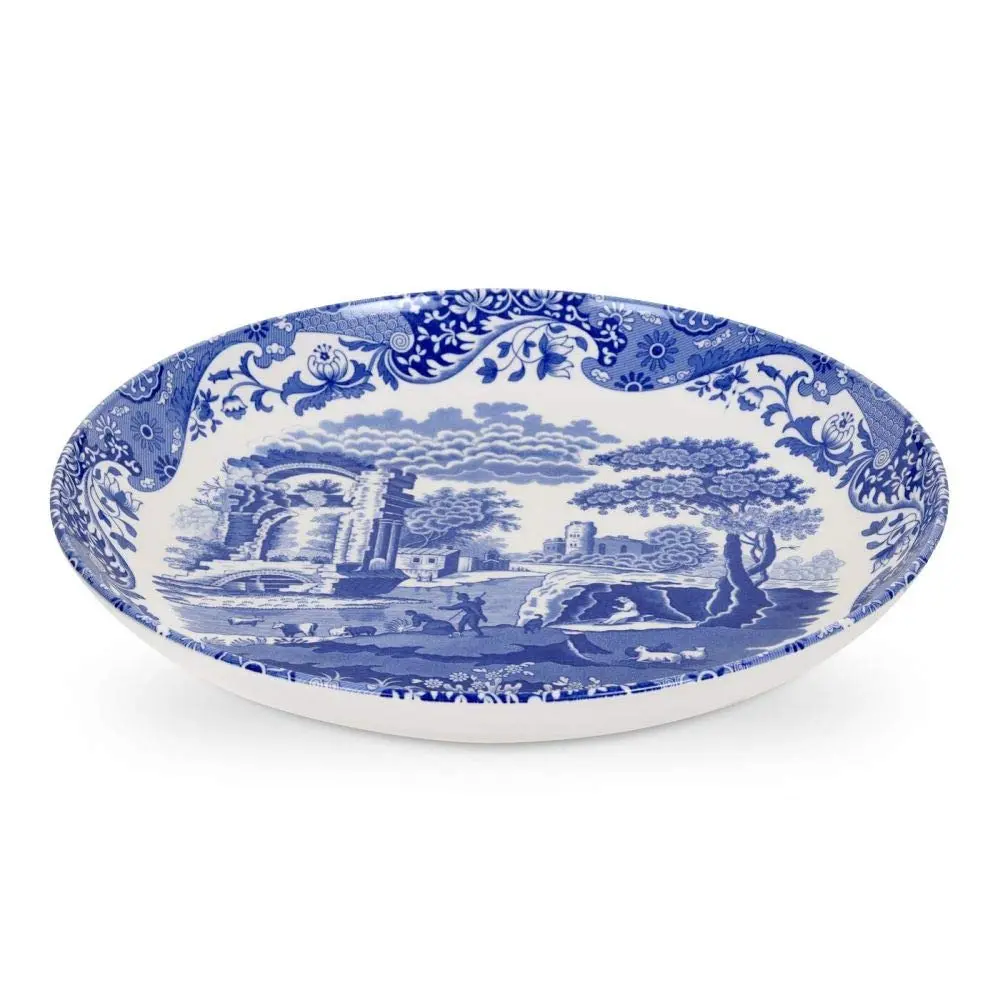 Portmeirion Blue Italian Pasta Serving Bowl - Blue/White | Made in England, Dishwasher & Microwave Safe - view 4