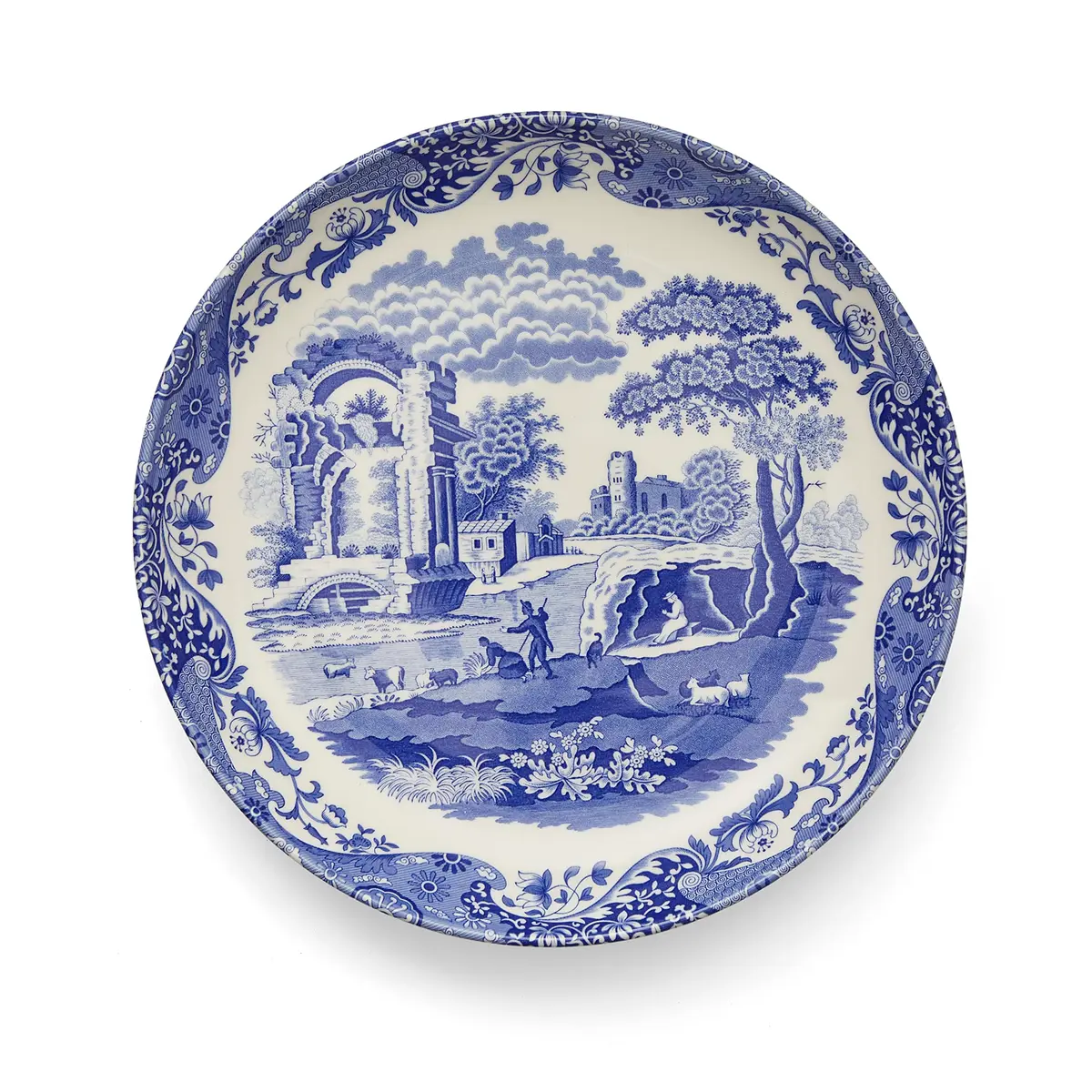 Portmeirion Blue Italian Pasta Serving Bowl - Blue/White | Made in England, Dishwasher & Microwave Safe - view 8