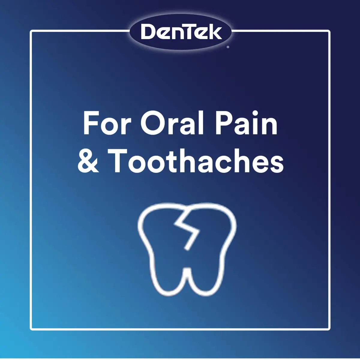 DenTek Instant Oral Pain Relief Kit with Benzocaine, 50 Treatments | Maximum Strength Mint Oral Anesthetic - view 5