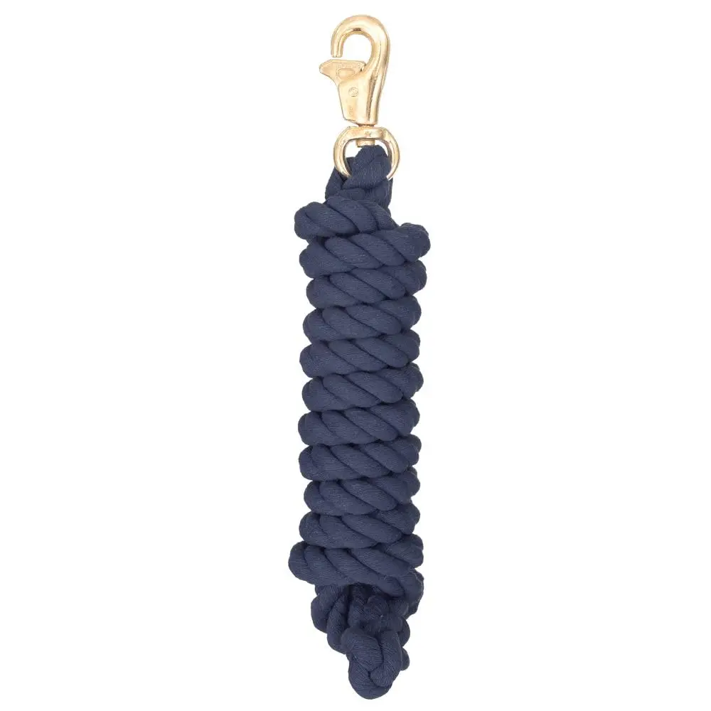Tough 1 Braided Cotton Lead with Triggerbull Snap - Navy Blue 2.44 m (8 1/2') - main product image