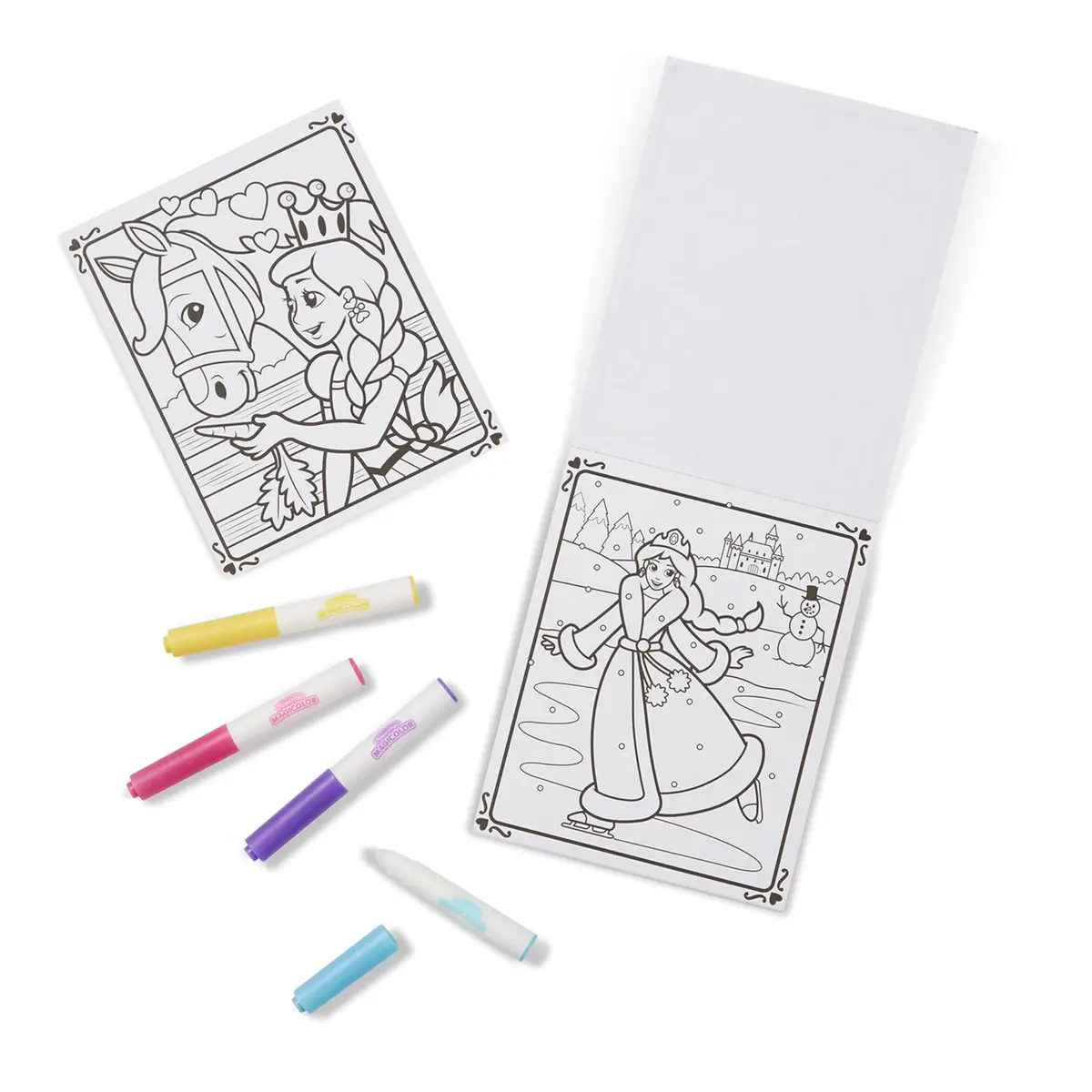 Melissa & Doug On The Go Magicolor Coloring Pad - Princess (18 Pages, 25cm x 15cm) - view 6