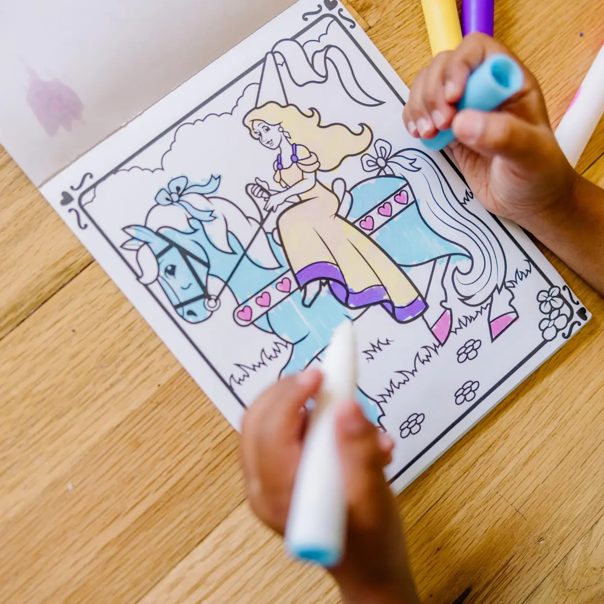 Melissa & Doug On The Go Magicolor Coloring Pad - Princess (18 Pages, 25cm x 15cm) - view 8