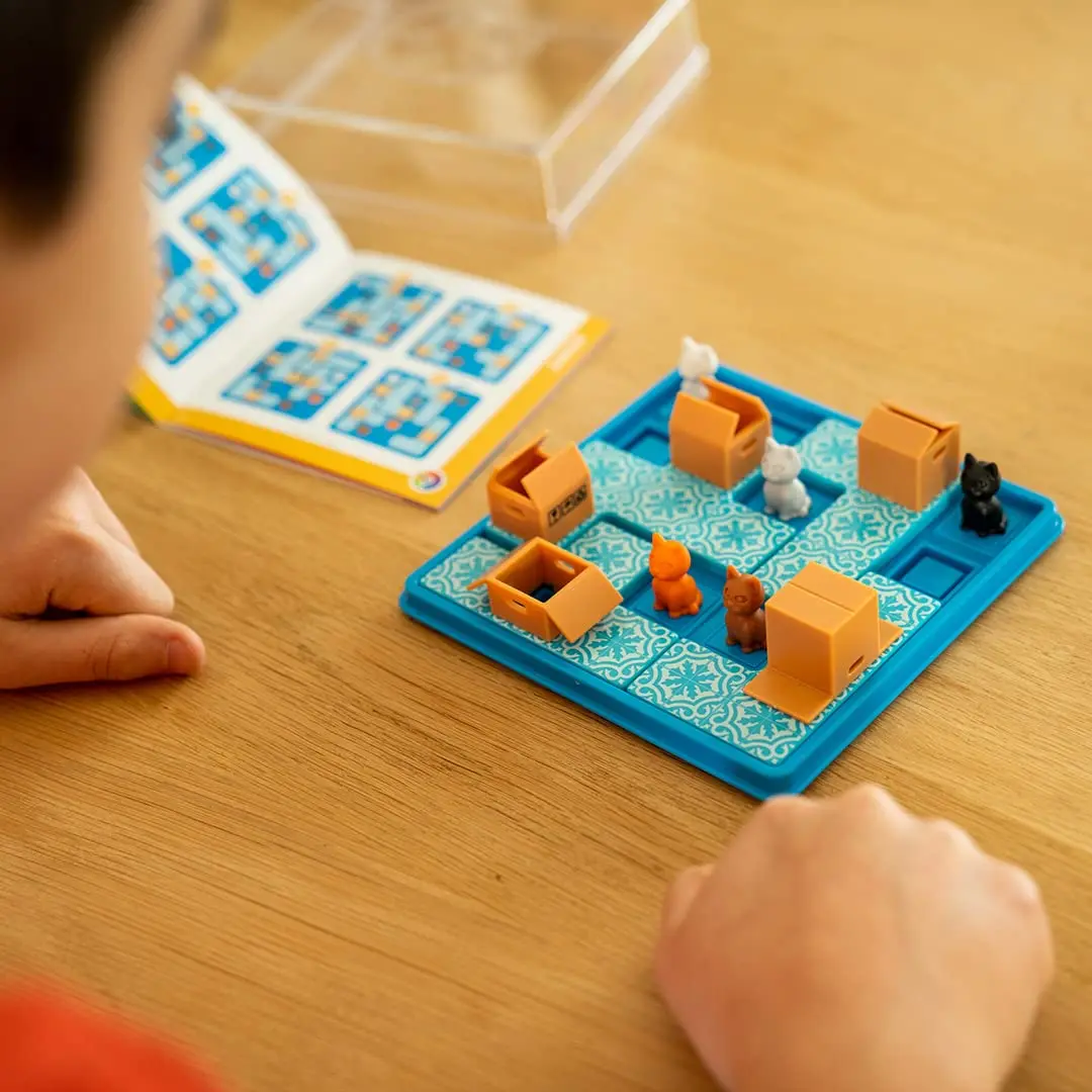 SmartGames Cats & Boxes Logic Puzzle Game 2-Pack | Award-Winning Educational Toy for Ages 7+ - view 2