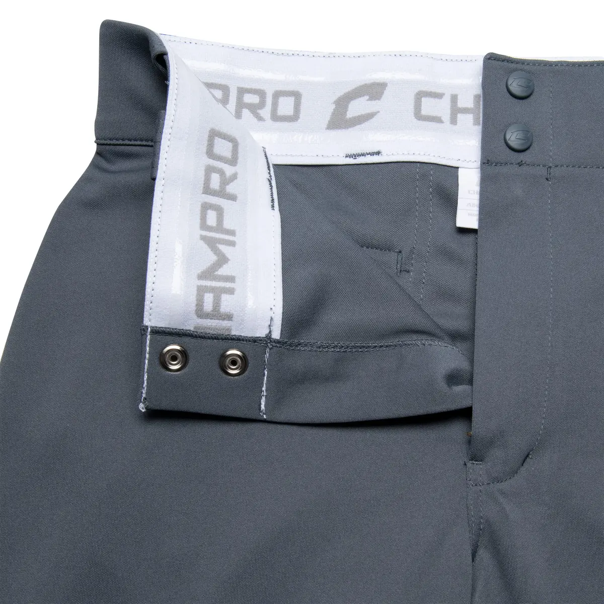 CHAMPRO Mens Bottom Baseball Triple Crown Open Pant, Graphite, Small US | Comfortable, Durable & Adjustable Fit - view 5