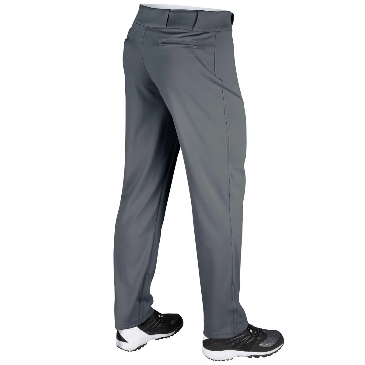 CHAMPRO Mens Bottom Baseball Triple Crown Open Pant, Graphite, Small US | Comfortable, Durable & Adjustable Fit - view 2