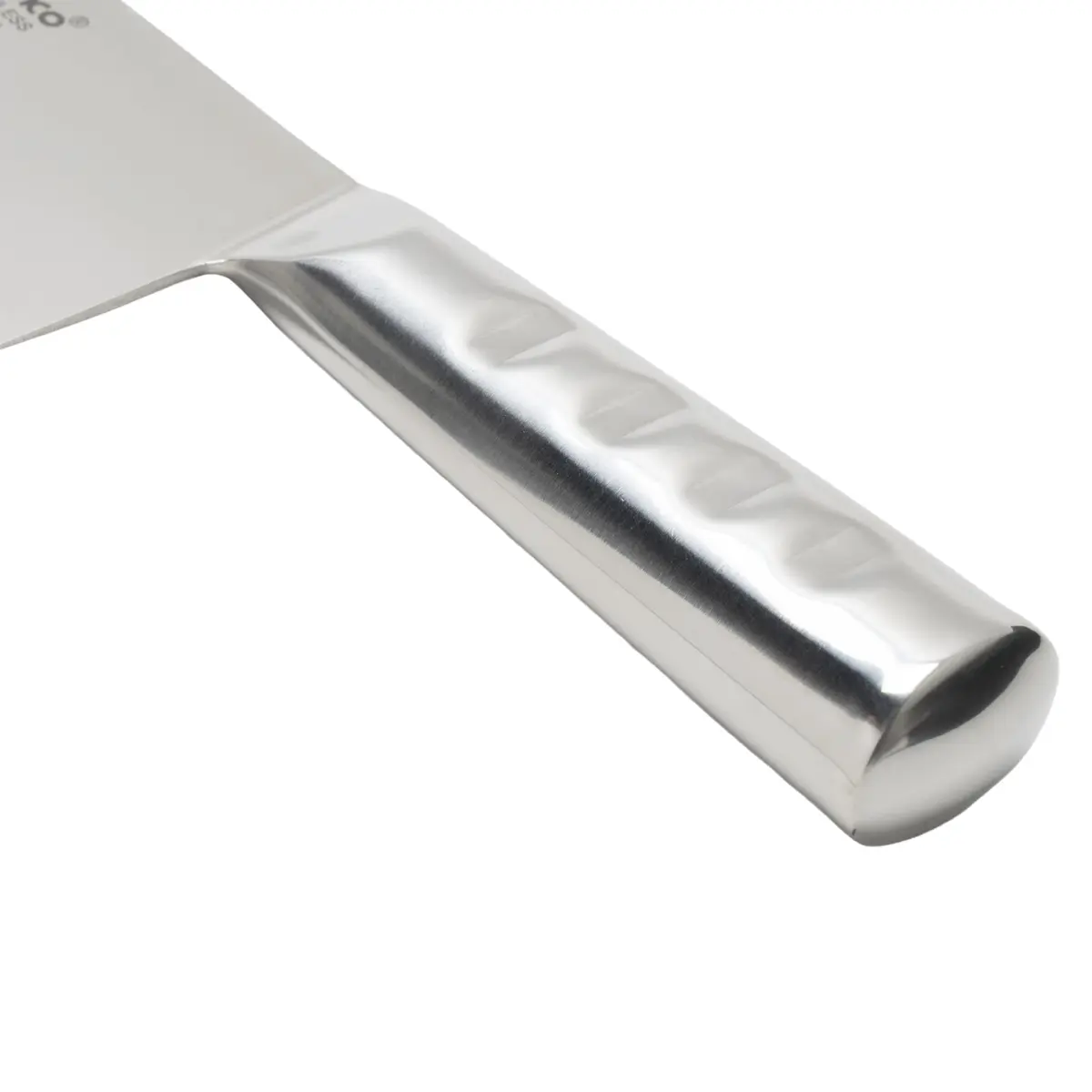 Winco 8-inch Chinese Chef's Knife & Steel Handle | Professional Grade Stainless Steel Cleaver - view 2