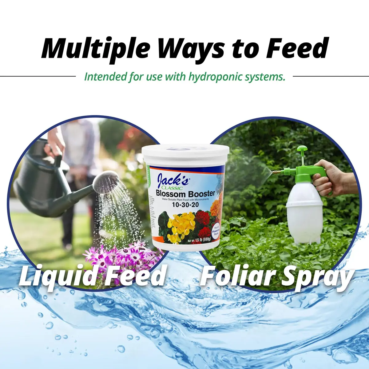 Jack's Classic 10-30-20 Blossom Booster Water-Soluble Fertilizer 1.5lb | Promotes Bright Flowers & Healthy Growth - view 6