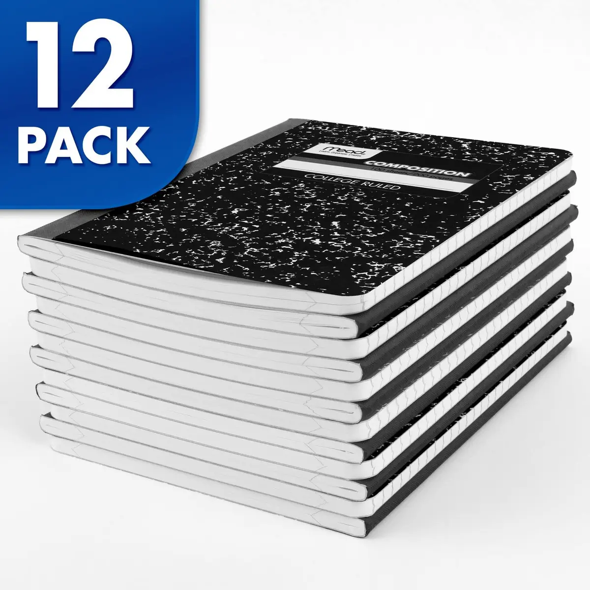 Mead Composition Notebook 12 Pack College Ruled 7.5" x 9.75" | Classic Journaling & Note-Taking - view 8