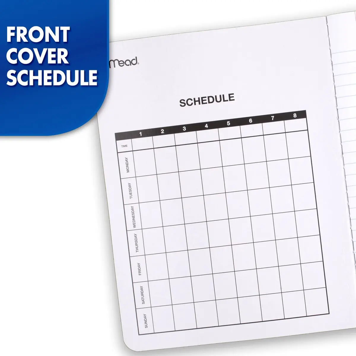 Mead Composition Notebook 12 Pack College Ruled 7.5" x 9.75" | Classic Journaling & Note-Taking - view 4