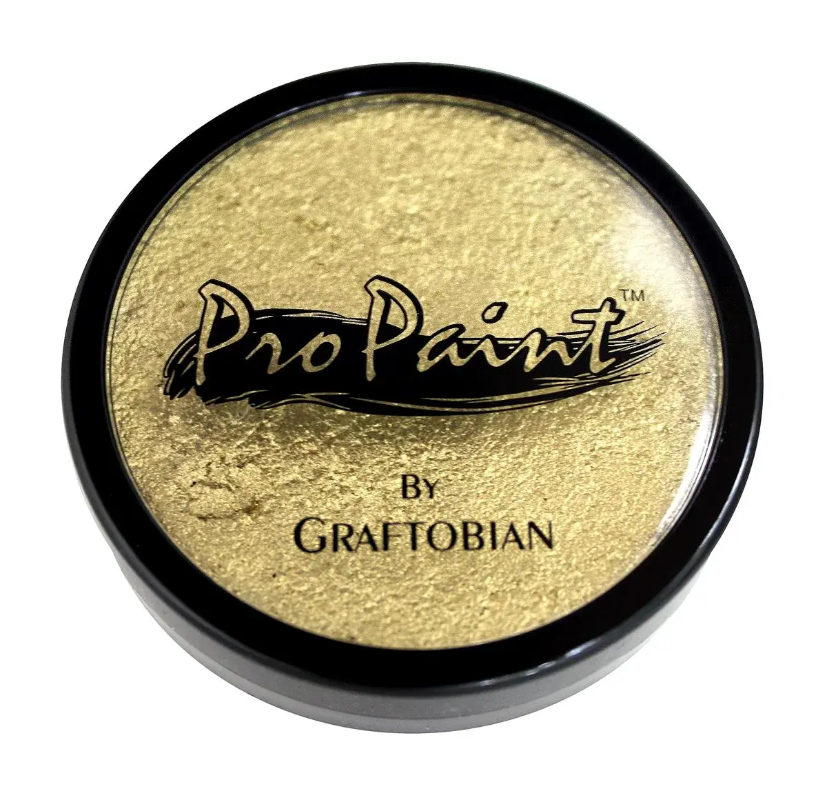 Graftobian ProPaint Metallic Gilded Gold Face & Body Paint 29.57ml (1 Fl Oz) | Vivid, Blendable Coverage - view 2