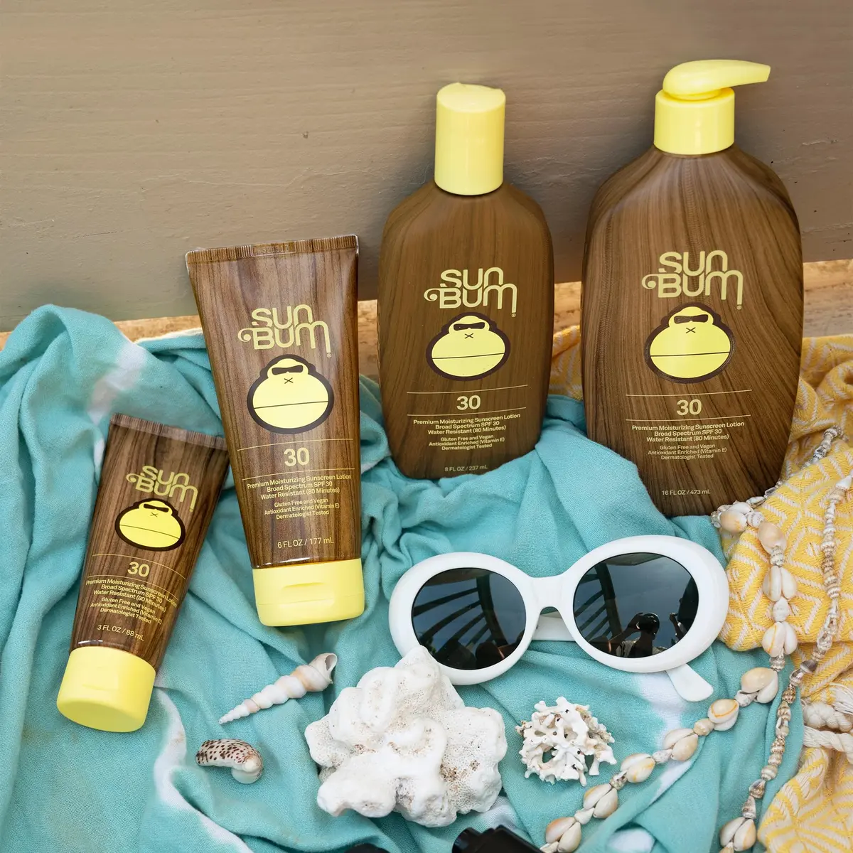 Sun Bum Original SPF 30 Sunscreen Body Lotion 88ml (3 Fl Oz) | Broad Spectrum UVA/UVB Protection - view 2