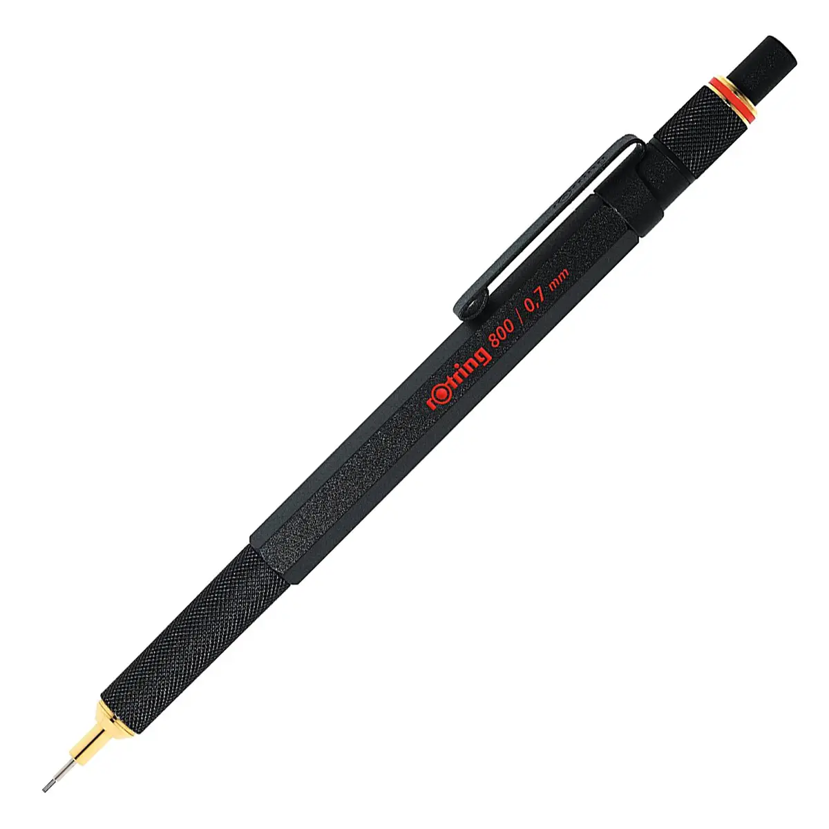 Rotring 800 Mechanical Pencil 0.7mm | Twist & Click Retractable Metal Body - main product image