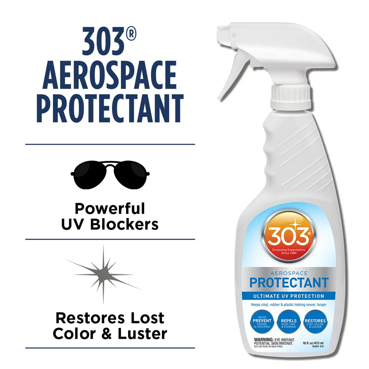 303 Aerospace Protectant for Vinyl, Plastic & Rubber | UV & Fading Protection (70-120 chars) - view 2