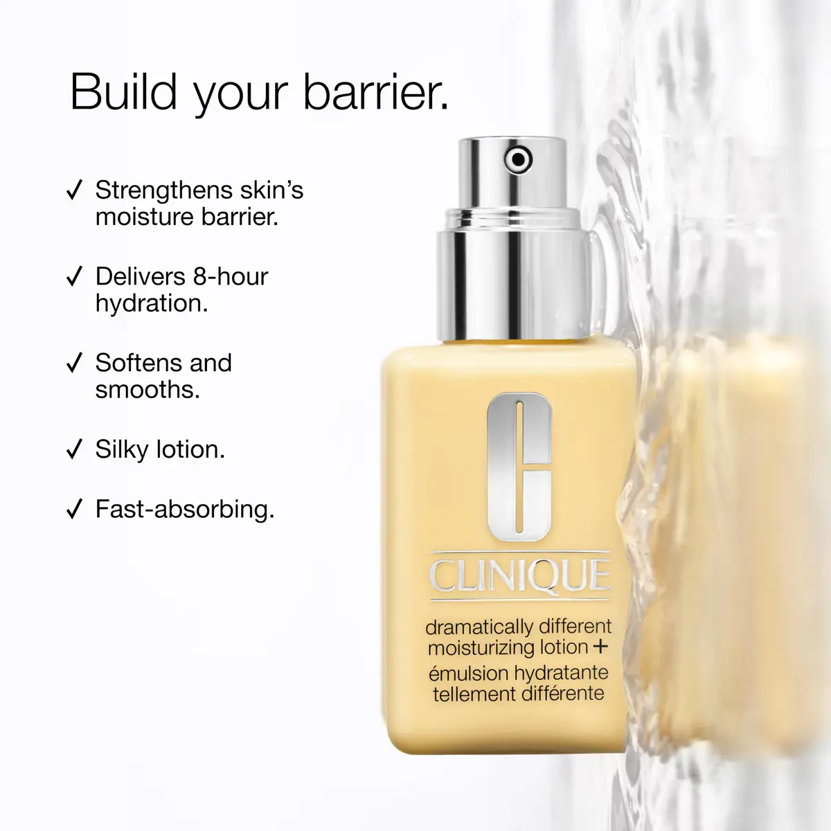 Clinique Moisturizing Lotion+ 200ml | Hydrates & Strengthens Skin Barrier for Dry & Sensitive Skin - view 2