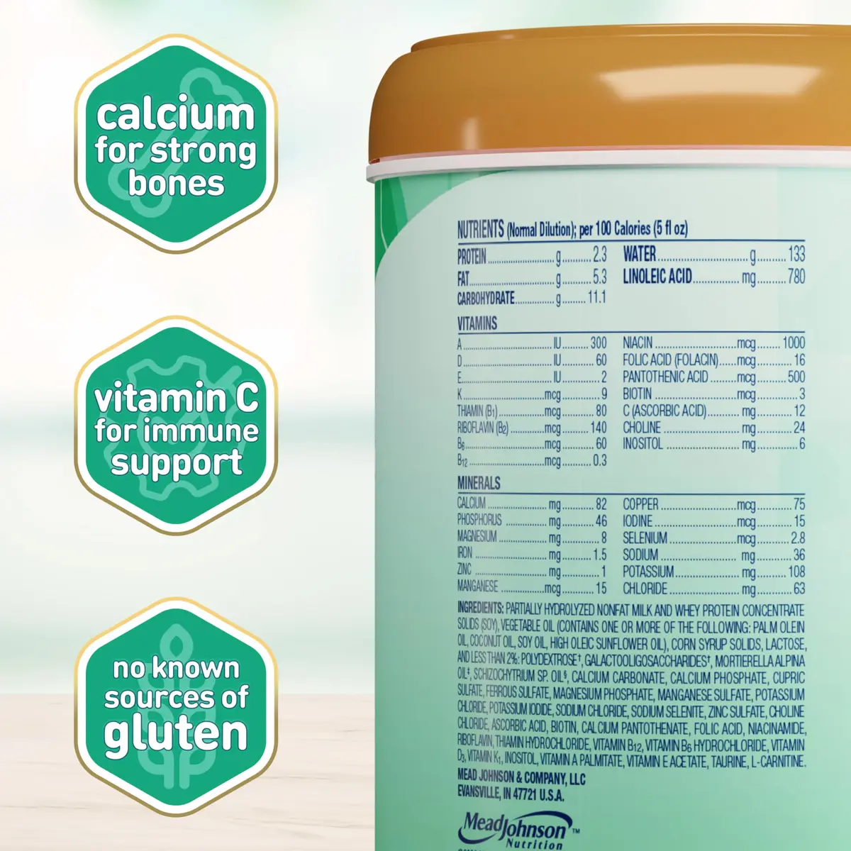 Enfamil Reguline Baby Formula for soft, comfortable stools, 19.5 Oz | Complete infant nutrition with prebiotics & DHA support - view 3