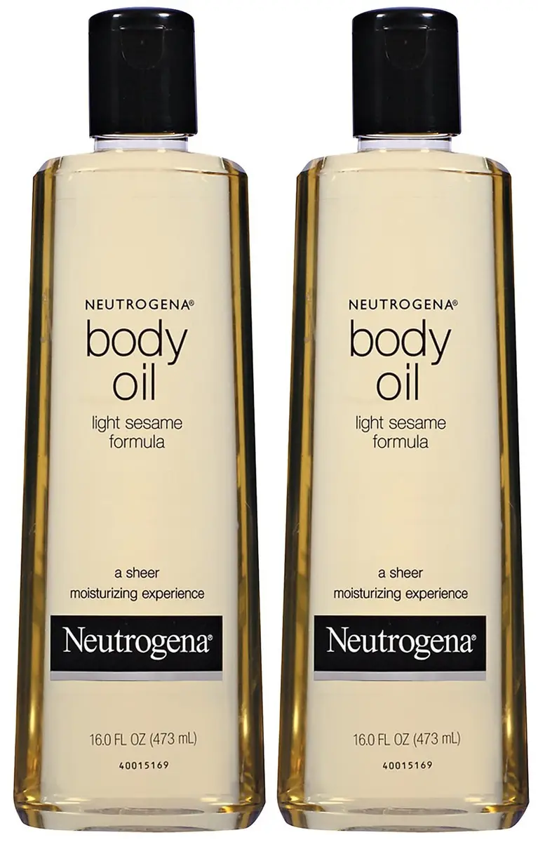 Neutrogena Body Oil Light Sesame Formula 16 oz | Hydrating Unisex Moisturizer for Whole Body - main product image