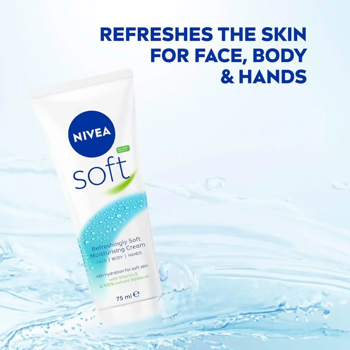 NIVEA Soft All-Purpose Moisturizing Cream 156 g (5.5 oz) | Fast-Absorbing Daily Hydration - view 6