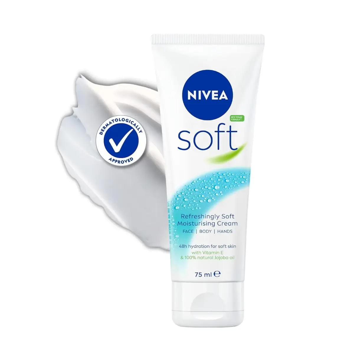 NIVEA Soft All-Purpose Moisturizing Cream 156 g (5.5 oz) | Fast-Absorbing Daily Hydration - view 5