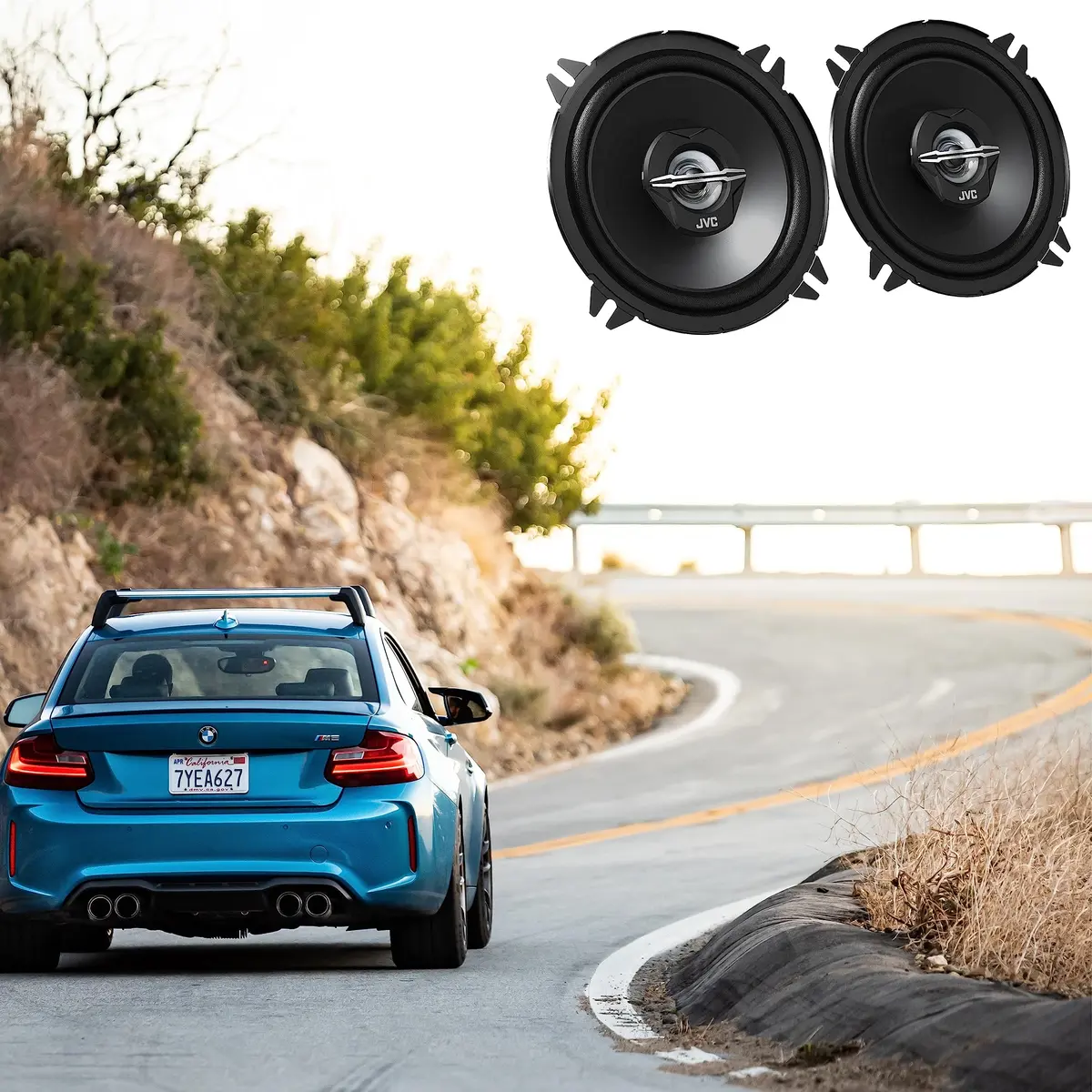 JVC CS-J520X 5.25-Inch 2-Way Coaxial 250W Speakers | Balanced Sound & Easy Fit - view 2