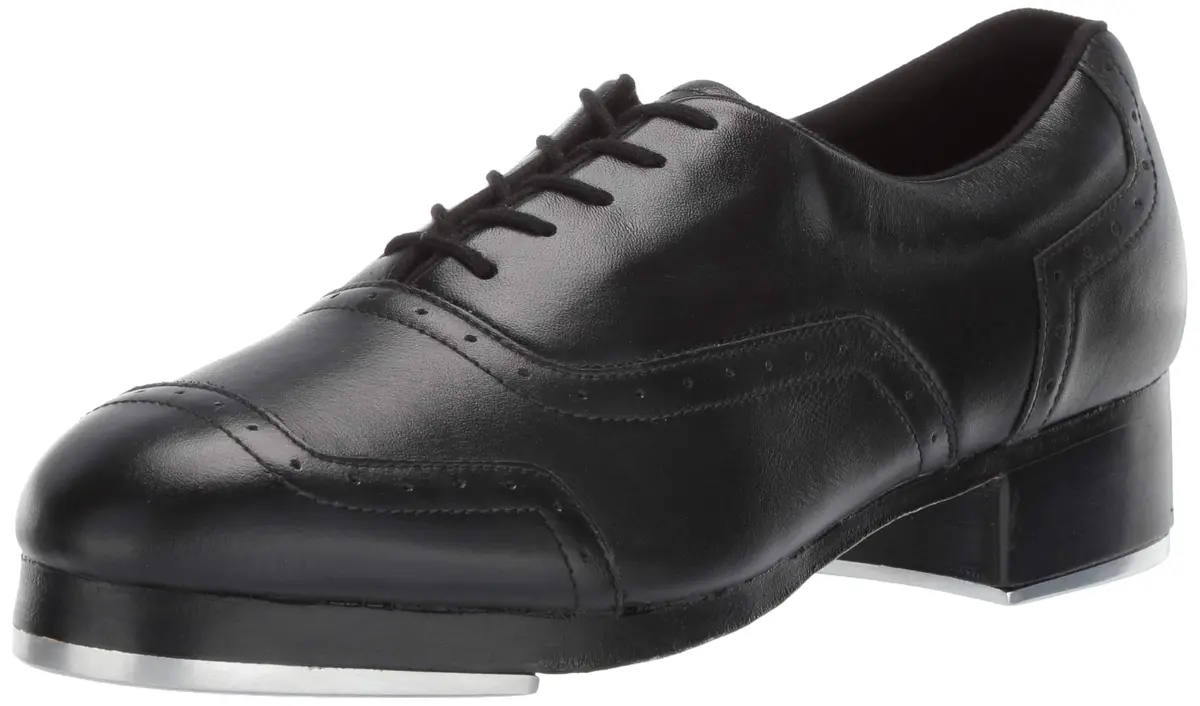 Bloch Jason Samuels Smith Tap Shoes for Women – Leather Tap Dance Shoes with Tap Plates, Supportive Arch & Shock-Absorbing Heel, Black, 6 Medium US | Professional Tapwear - main product image