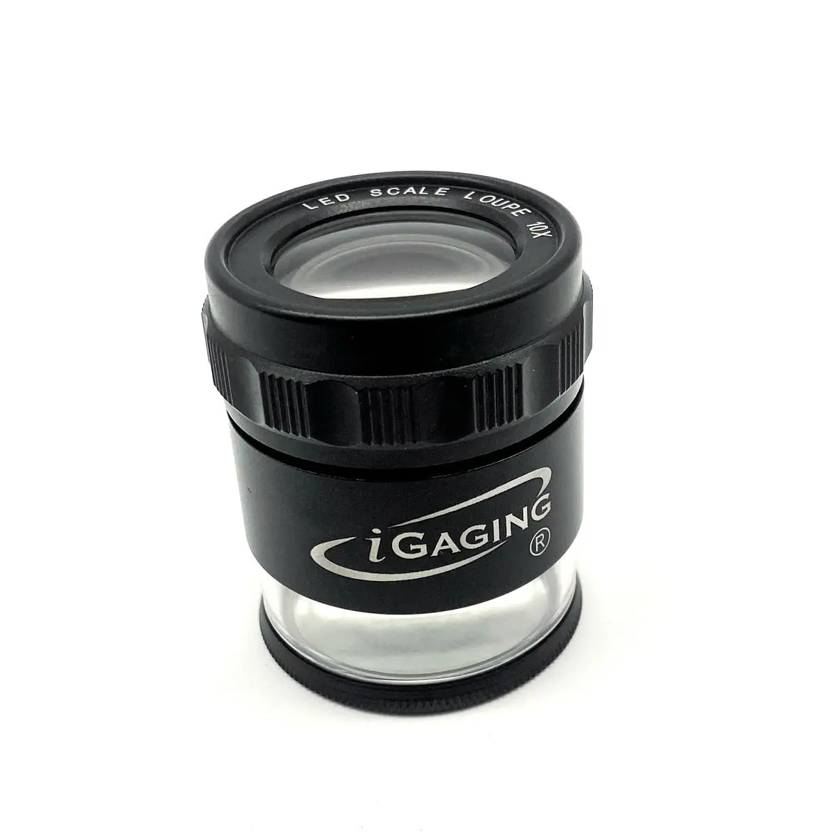iGaging Magnifier Comparator 10X with 36-LED Lighted Loupe, 7 LED Brightness, Adjustable Focus, Long-Lasting Glass Lens - view 4