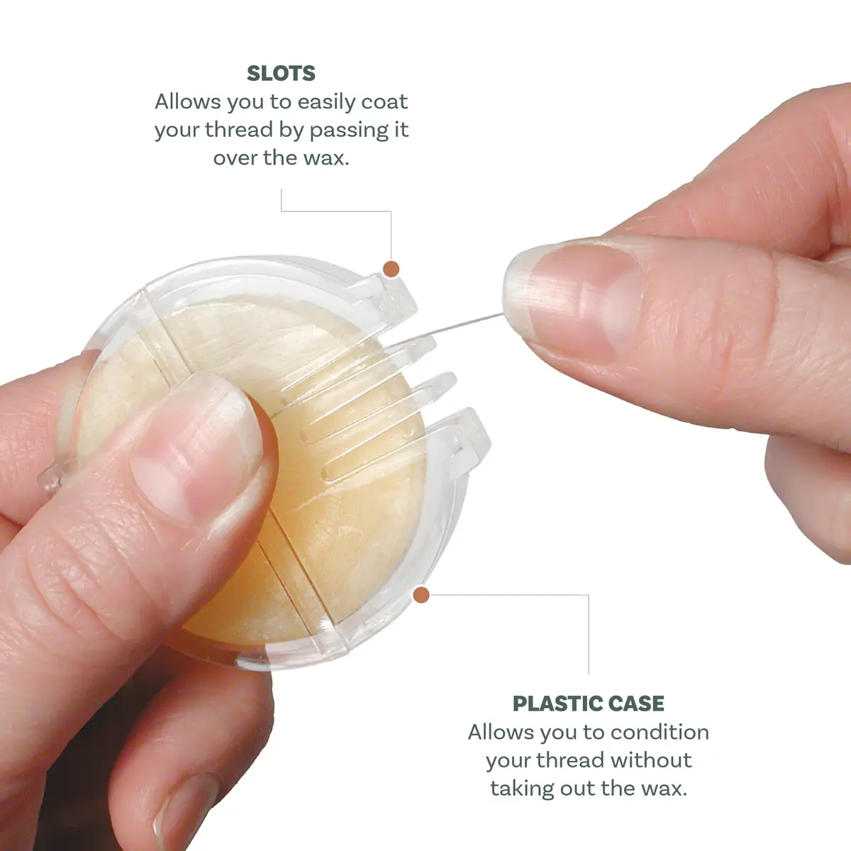 The Beadsmith Wax Blister Pack | Thread Conditioning Wax for Jewelry & Crafts, 0.45 oz - view 4