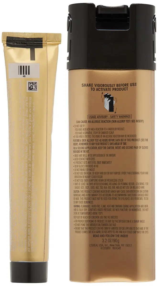 L'Oreal Paris Superior Preference Mousse Absolue 500 Pure Medium Brown | Reusable, multi-use hair color with UV care - view 3