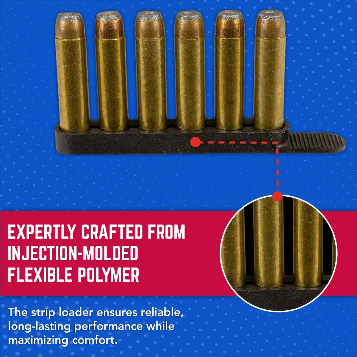 DeSantis Swift Strip Speed Loader - Black | Compact Revolver Reloading Accessory - view 5