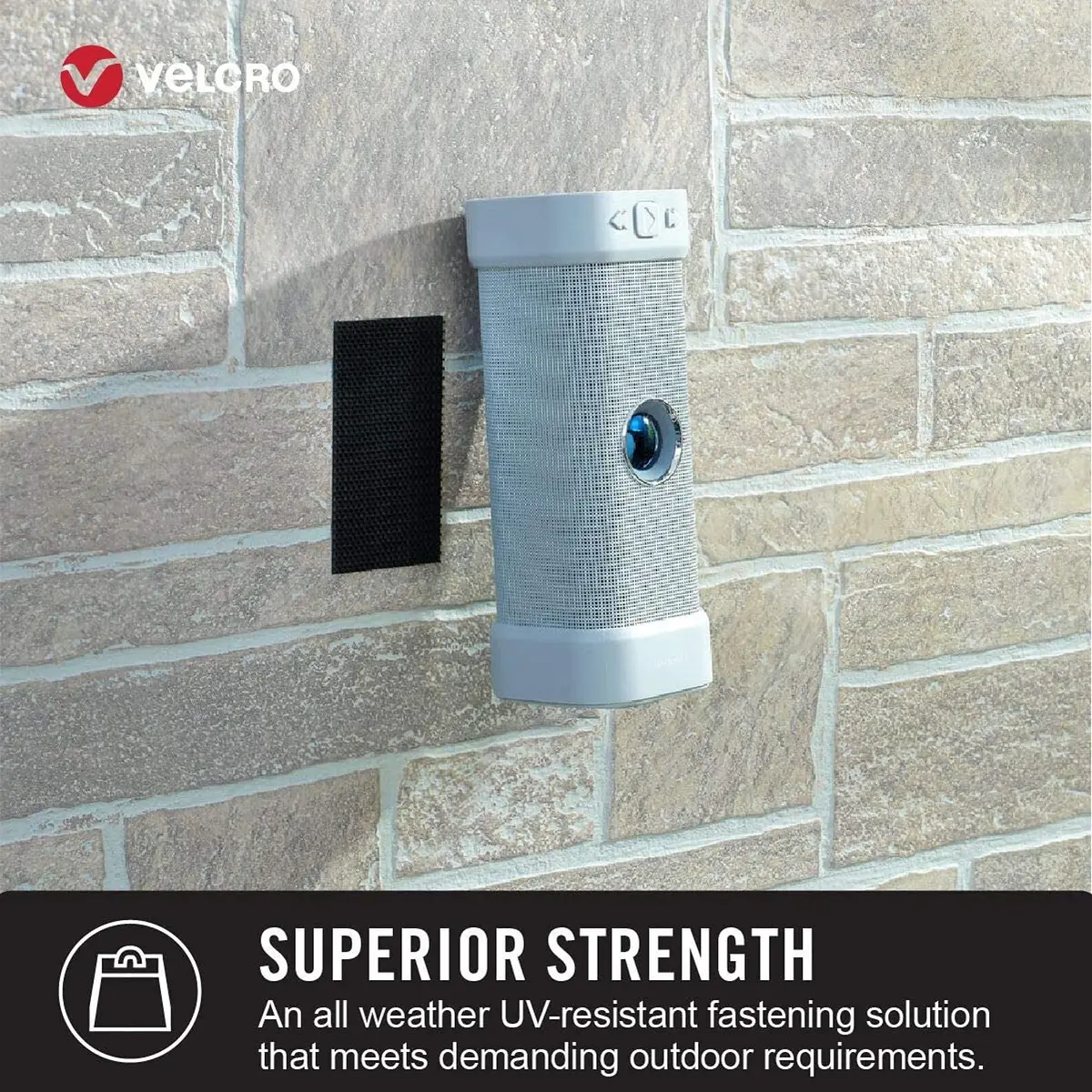 VELCRO Brand Extreme Outdoor Tape, Black | Heavy Duty Weather-Resistant 10ft Roll - view 3