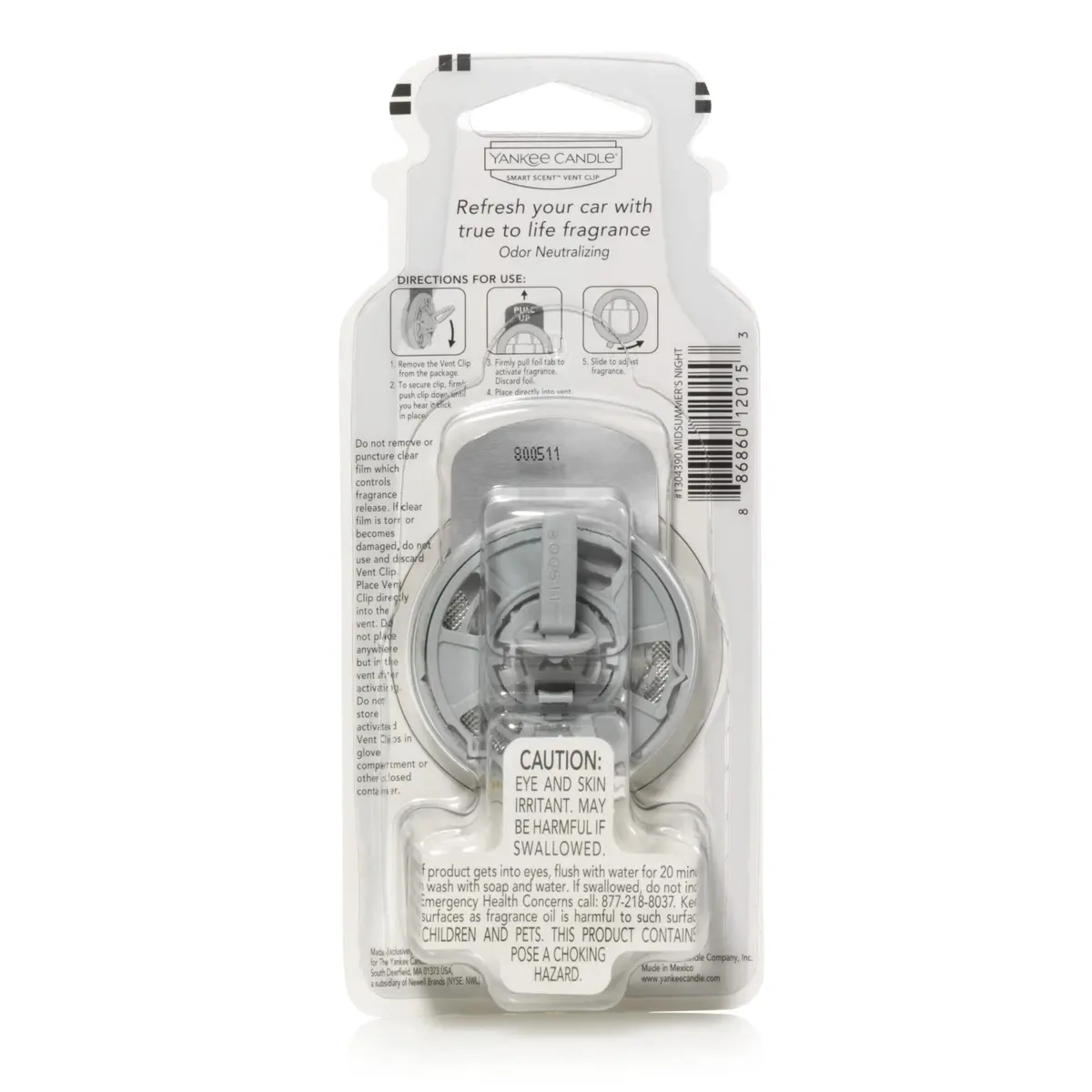 Yankee Candle Smart Scent Vent Clip Car Air Freshener, Midsummer's Night Fragrance | 1 Count (Pack of 1) - view 4