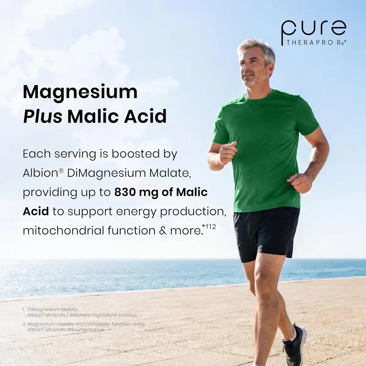 Pure Therapro Rx Magnesium Lysinate Glycinate & Magnesium Malate | Supports Heart, Bones & Energy - view 7