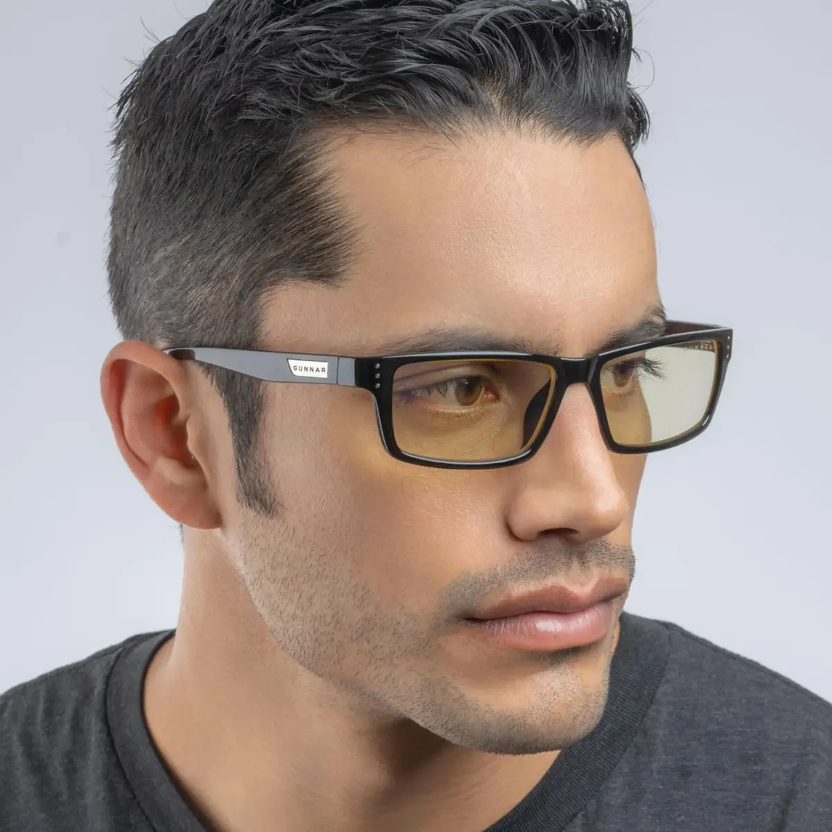 GUNNAR Riot Gaming and Computer Glasses | Blocks 35% Blue Light | Lens Width: 29 mm (1.14 in) | Bridge: 16 mm (0.63 in) | Temple: 140 mm (5.51 in) - view 4
