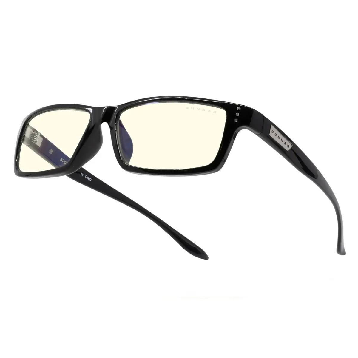 GUNNAR Riot Gaming and Computer Glasses | Blocks 35% Blue Light | Lens Width: 29 mm (1.14 in) | Bridge: 16 mm (0.63 in) | Temple: 140 mm (5.51 in) - main product image