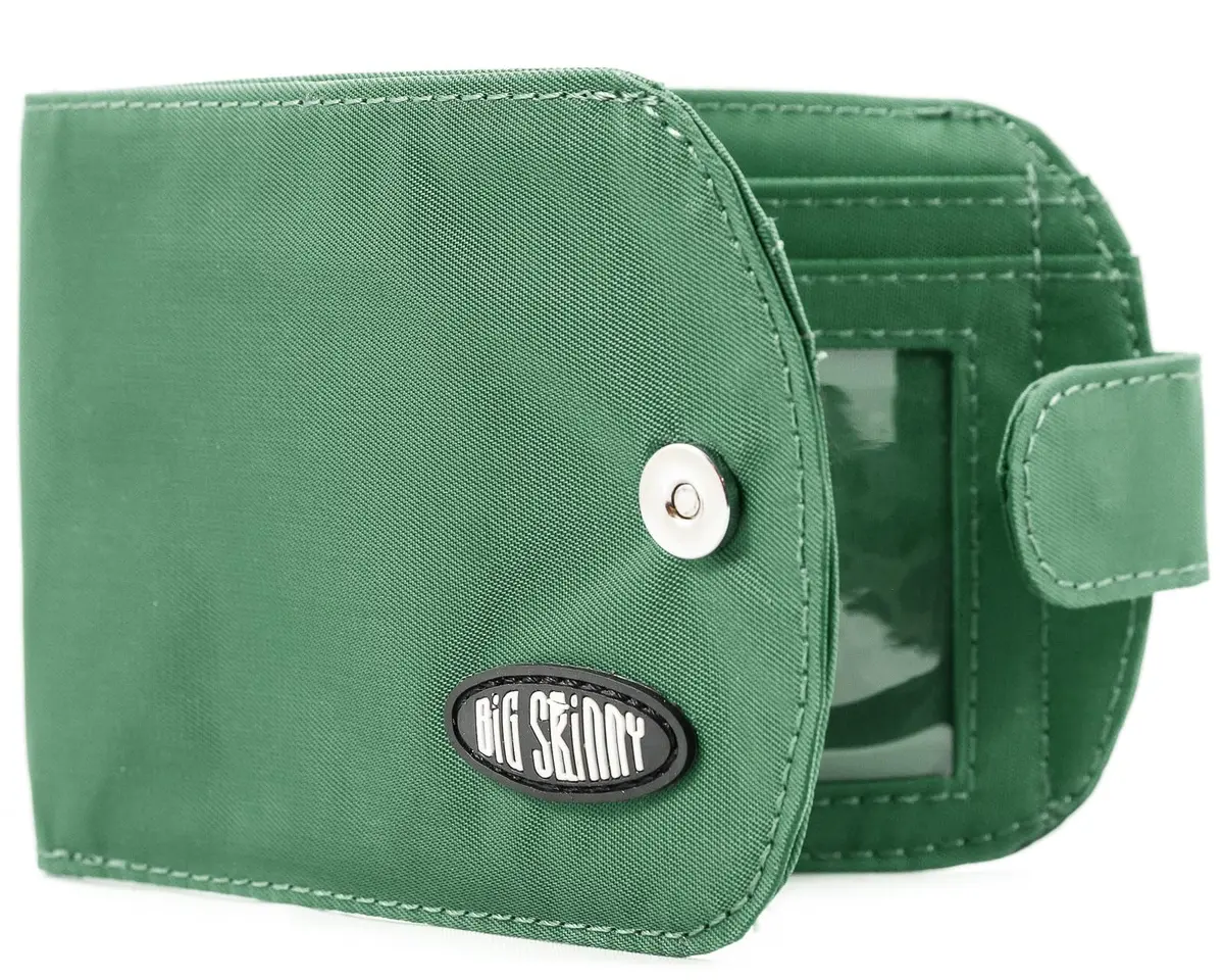 Big Skinny Taxicat Bi-Fold Slim Wallet Verdant Green | Holds Up to 25 Cards, Water Resistant, Lightweight - main product image