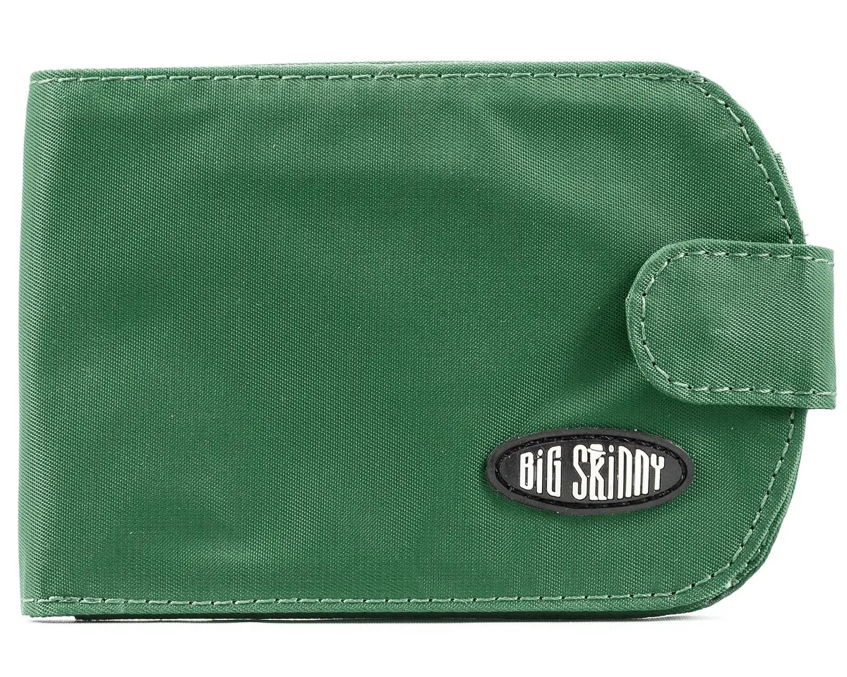 Big Skinny Taxicat Bi-Fold Slim Wallet Verdant Green | Holds Up to 25 Cards, Water Resistant, Lightweight - view 2