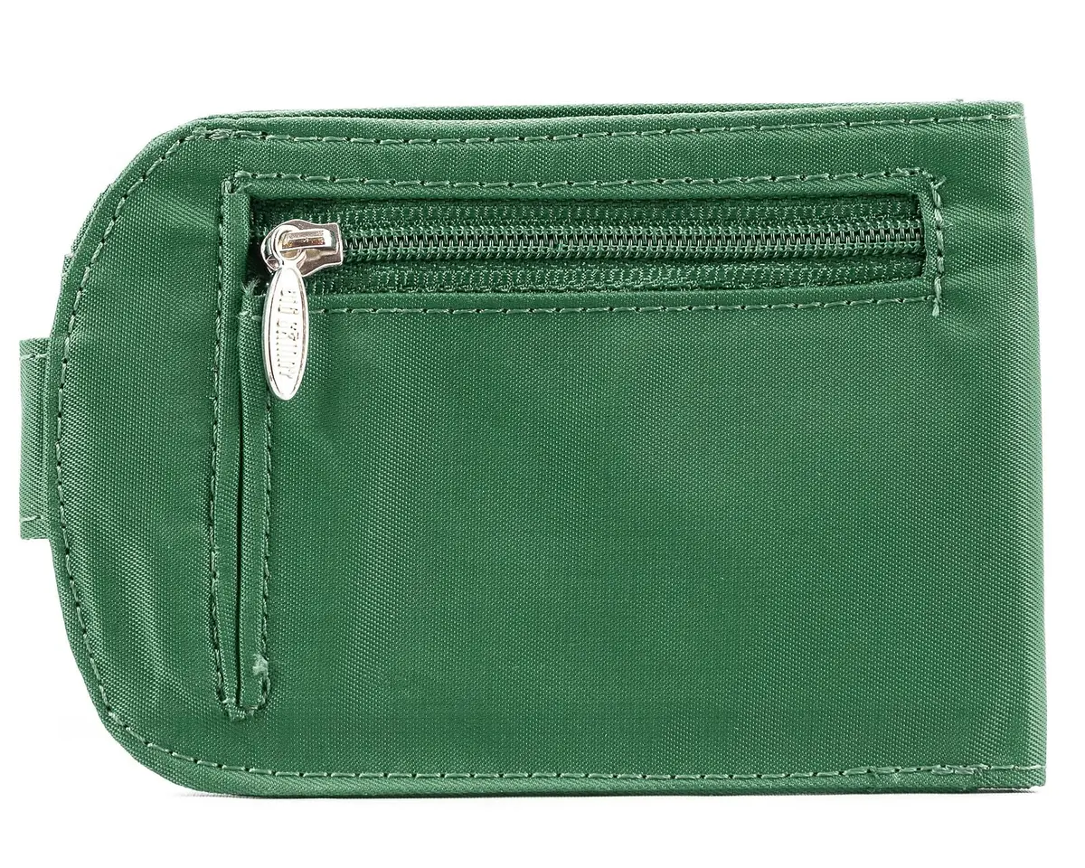 Big Skinny Taxicat Bi-Fold Slim Wallet Verdant Green | Holds Up to 25 Cards, Water Resistant, Lightweight - view 3