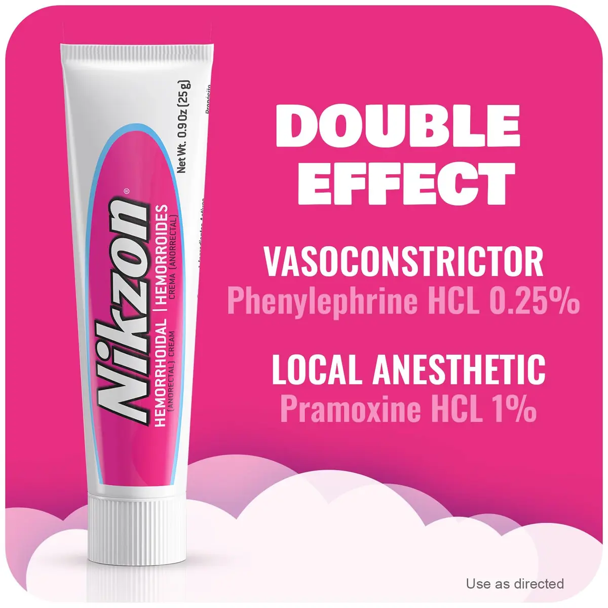 Nikzon Hemorrhoid Cream, 0.9 Oz | Fast Pain & Swelling Relief, Double Effect, USA Import - view 5