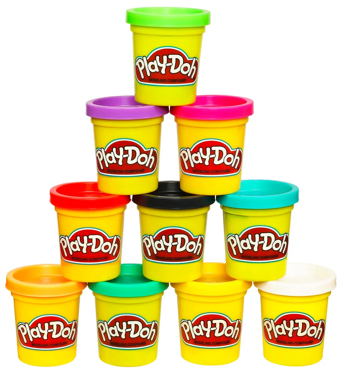 Play-Doh Modeling Compound 10-Pack | Assorted Bright Colors for Kids 2+ - main product image