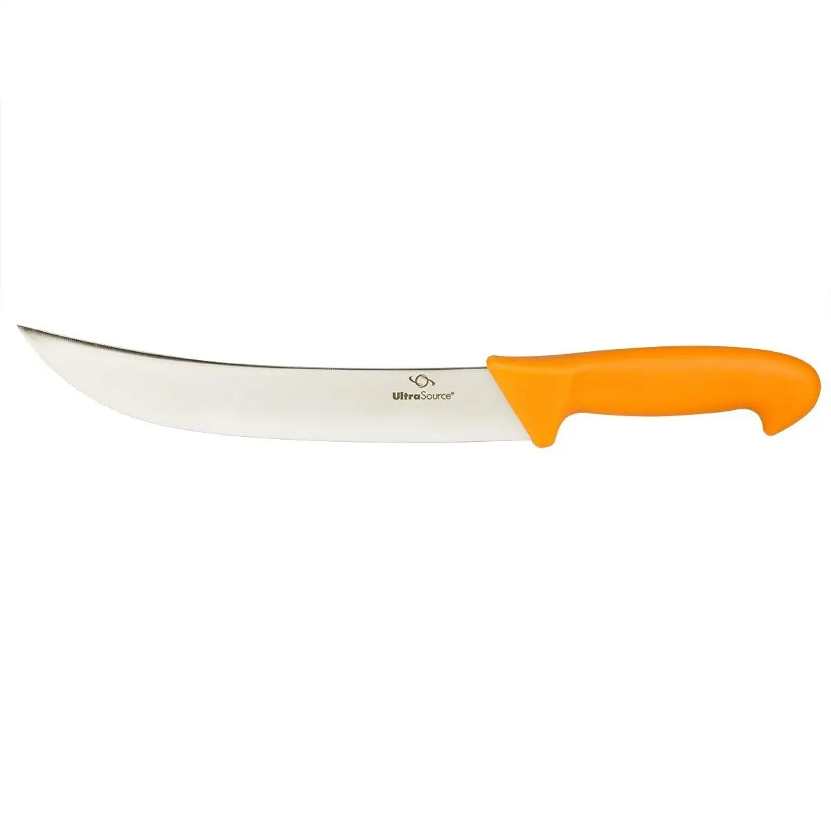 ULTRASOURCE 10" Cimeter Butcher Knife with Poly Handle | Heavy-Duty Meat Cutting Tool - main product image