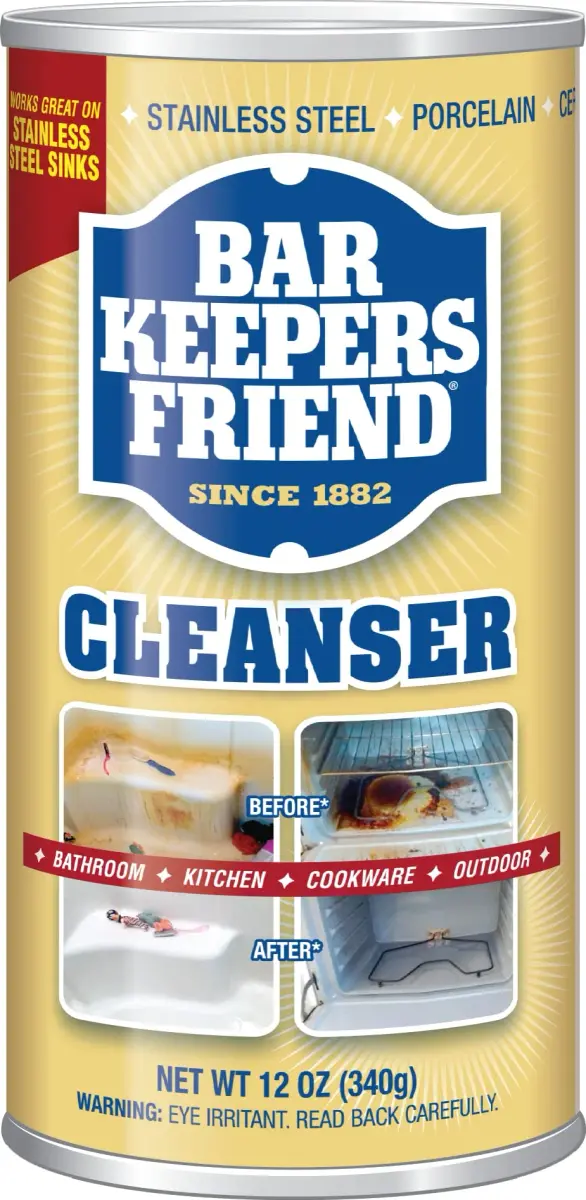 Bar Keepers Friend Powder Cleanser 24 oz (680 g) | Multipurpose Cleaner for Rust, Tarnish, Stains - view 2