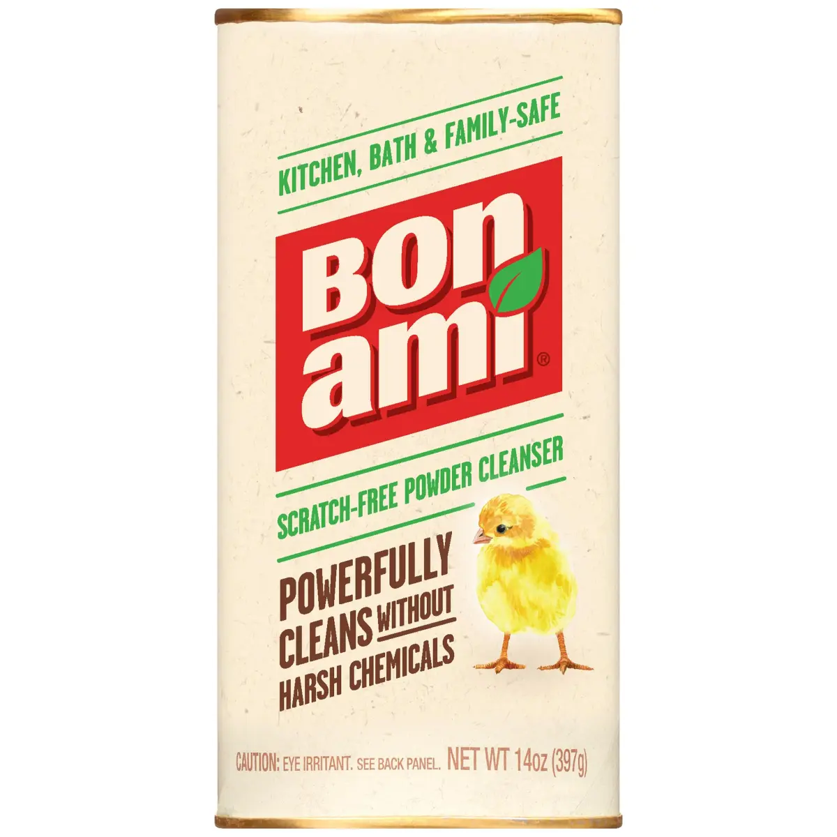BON AMI Powder Cleanser for Kitchens & Bathrooms 400g (14oz) | Hypoallergenic, Non-Toxic, Biodegradable - main product image