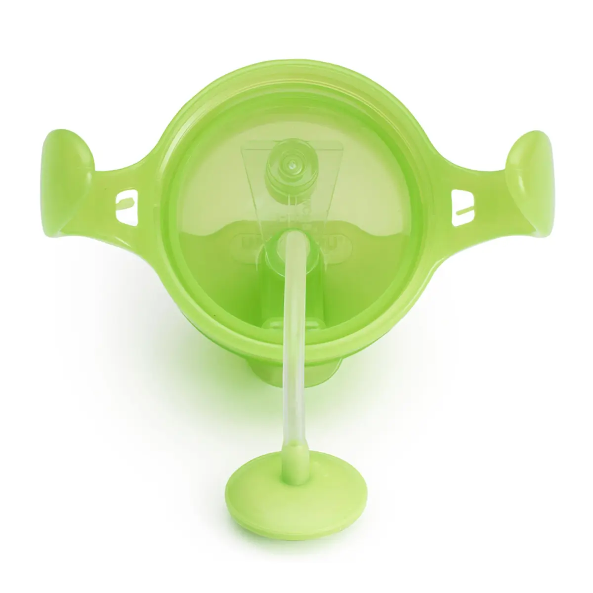Munchkin Any Angle Weighted Straw Sippy Cup for Toddlers, 7 Ounce (207ml), Green | Spill-Proof Trainer Cup for Babies 6+ Months - view 5